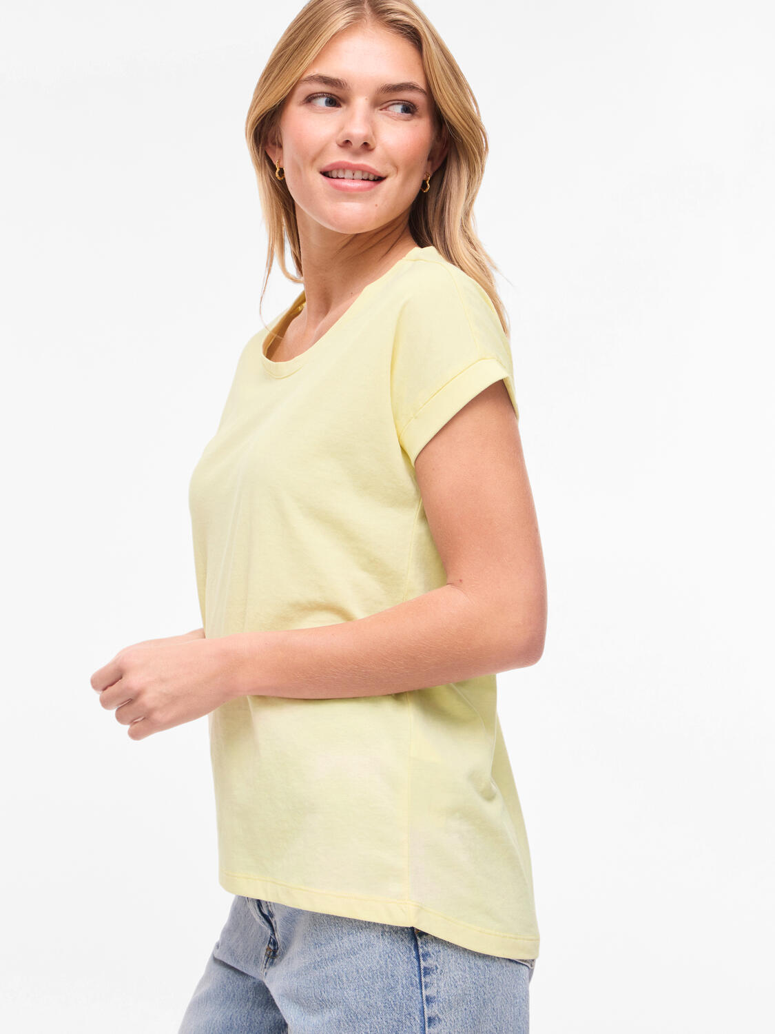 Vidreamers Pure t-shirt - Pastel Yellow